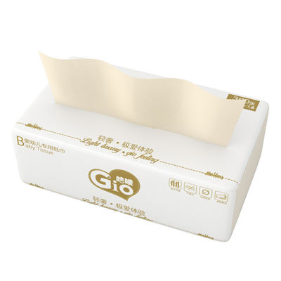 quality Καθαρισμός προσώπου 390pcs Gio Flushable Soft Baby Bamboo Tissue 3ply Ξαναχρησιμοποιήσιμο στόμα και χέρι ιστό factory